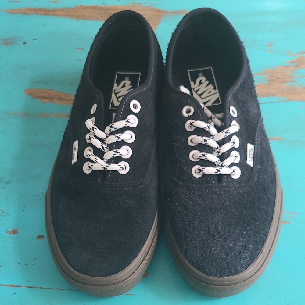 Vans Black Suede Sneakers